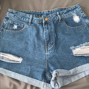 Jean shorts